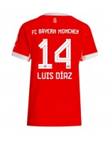 Ženske Nogometnih dresov Bayern Munich Luis Diaz #14 Domači 2025-26 Kratki rokavi